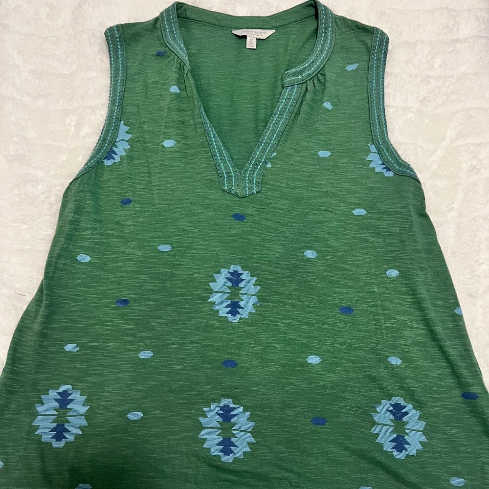 Lucky Brand Embroidered Tank Top